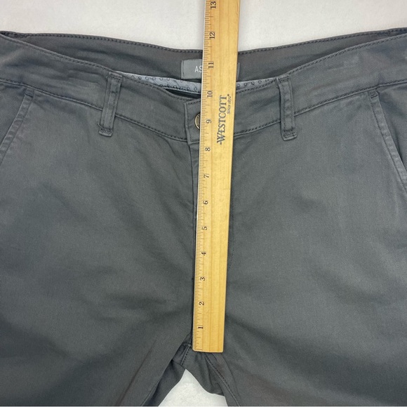Ash & Erie Pants Mens 32x29 Gray Straight Fit Stretch Chinos Preppy Casual - Picture 7 of 8